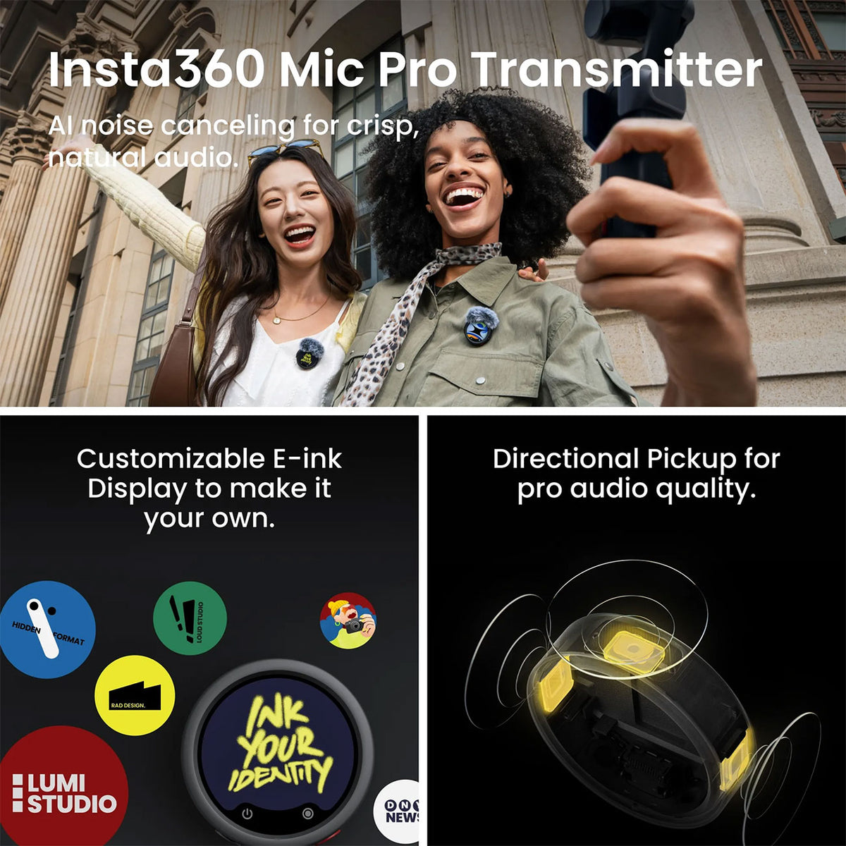 Insta360 Luna Ultra Action Camera Creator Bundle in Cosmic Black - CINSABTA-LUNA03 - image 4