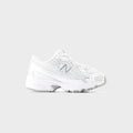 New Balance TD 740 Bungee Lace - White / Silver Metallic