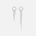 Justine Clenquet Shannon Earrings - Palladium