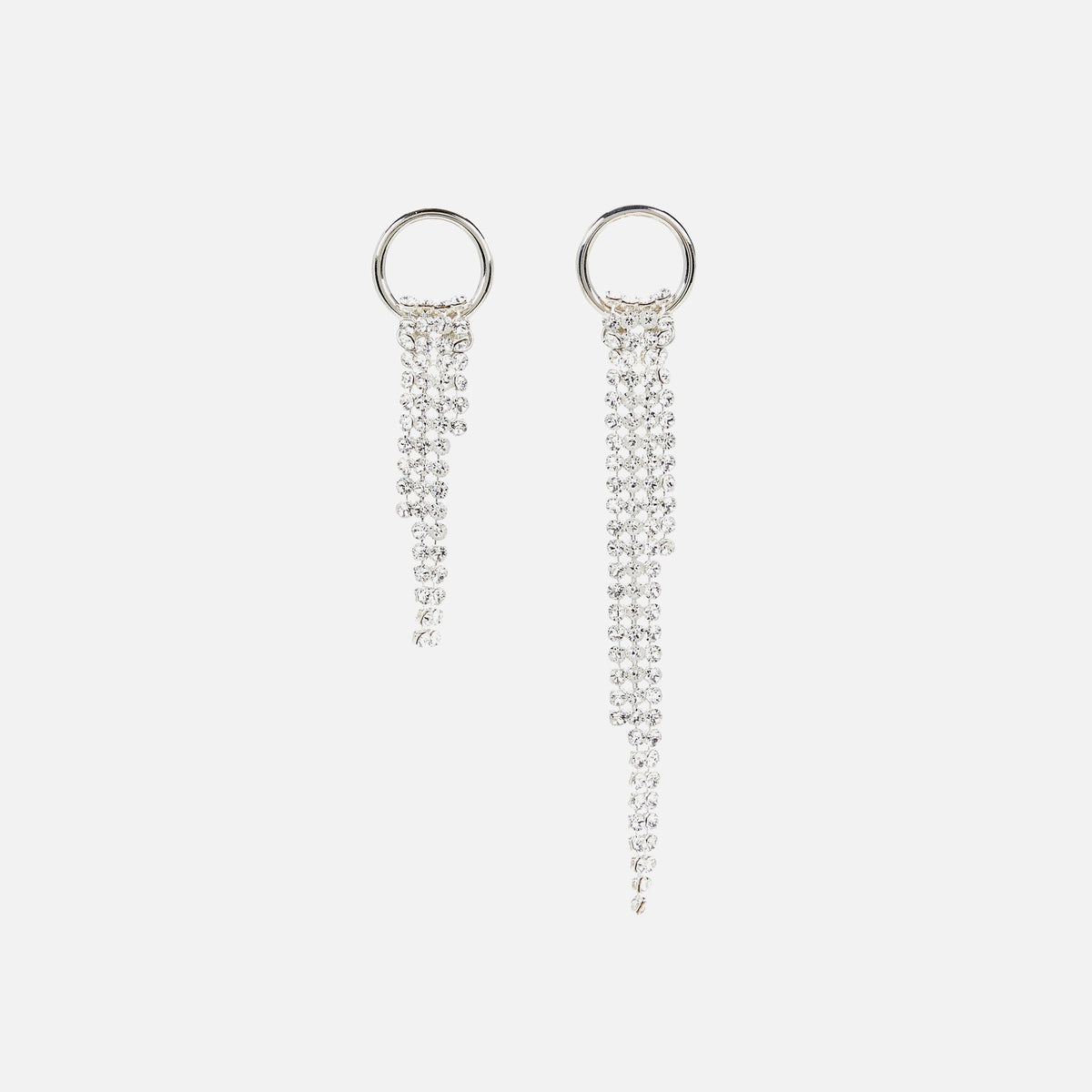 Justine Clenquet Shannon Earrings - Palladium