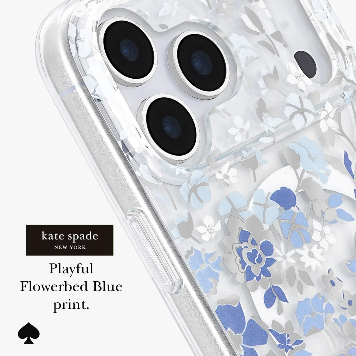 Kate Spade New York MagSafe Case for iPhone 18 Pro and iPhone 17 Pro in Flowerbed Blue - KS061214 - image 6