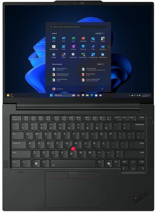 Lenovo ThinkPad E14 Gen 7 Laptop 14-Inch Intel Core 5 210H 16GB RAM 256GB SSD in Black - 21T9002FUS - image 2