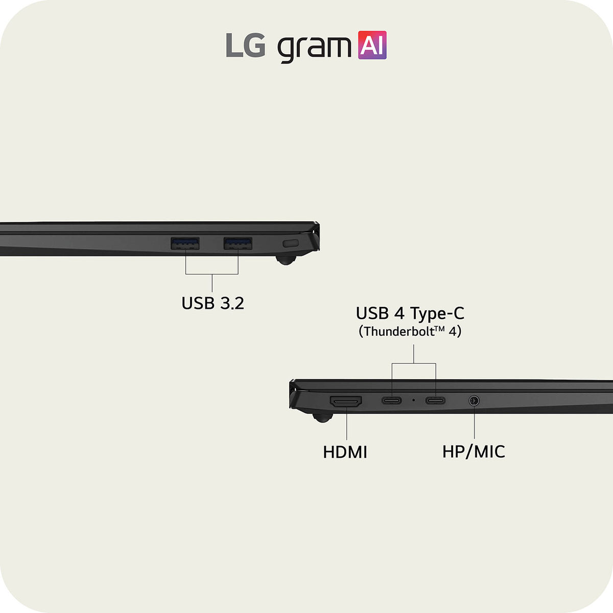LG gram Copilot+ PC Laptop 14-Inch Intel Core Ultra 7 32GB RAM 1TB SSD in Black - 14Z90U-G.AU87U1 - image 10