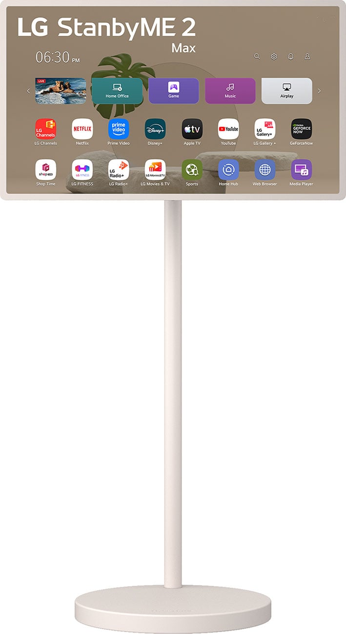 LG StanbyME 2 Max 32-Inch Portable 4K Smart Touch Screen - 32LX6BWGA - image 1