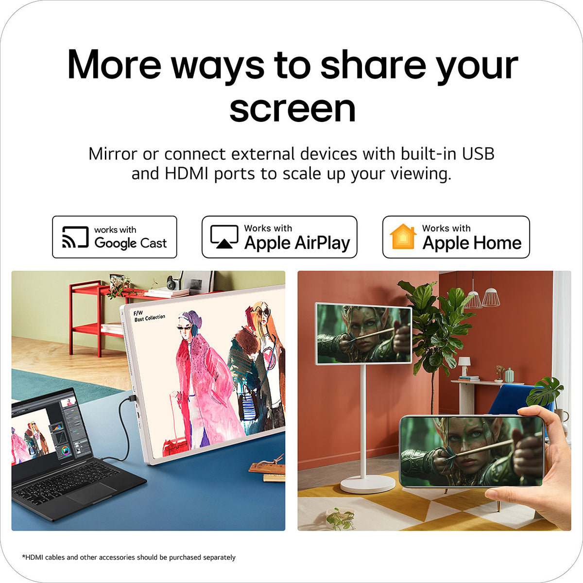 LG StanbyME 2 Max 32-Inch Portable 4K Smart Touch Screen - 32LX6BWGA - image 8
