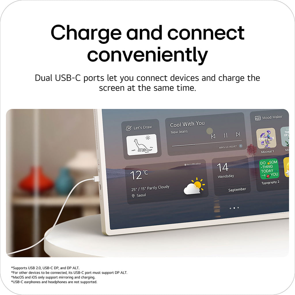 LG StanbyME 2 Max 32-Inch Portable 4K Smart Touch Screen - 32LX6BWGA - image 11