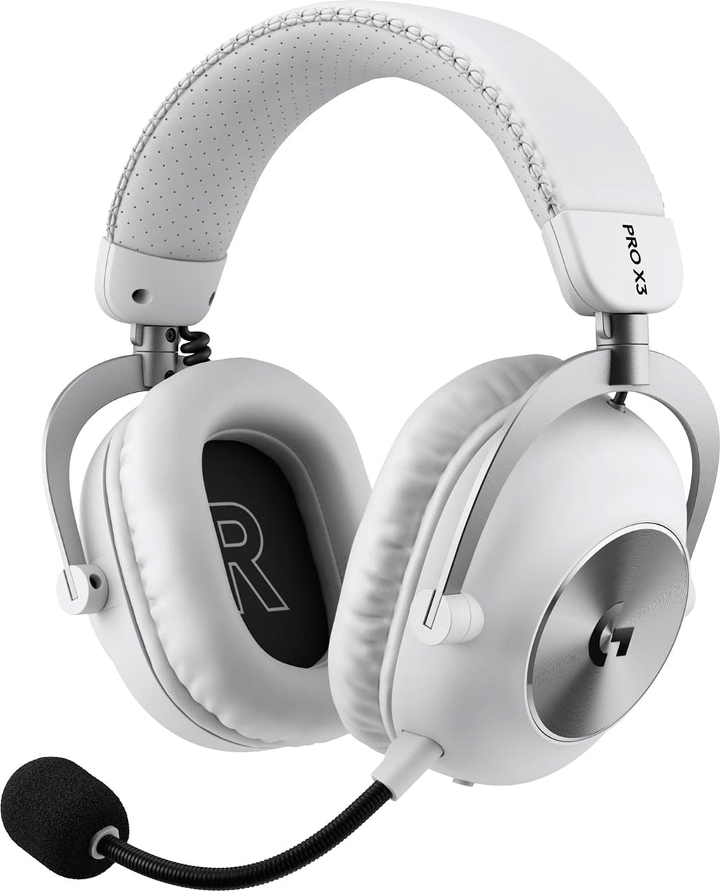 Logitech PRO X3 LIGHTSPEED Wireless Gaming Headset in White - 981-001746 - image 1