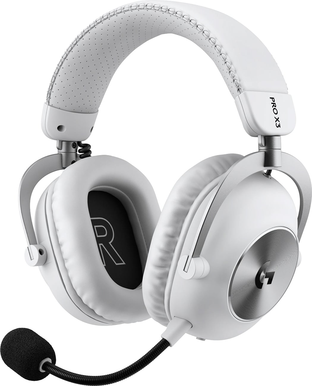 Logitech PRO X3 LIGHTSPEED Wireless Gaming Headset in White - 981-001746 - image 1