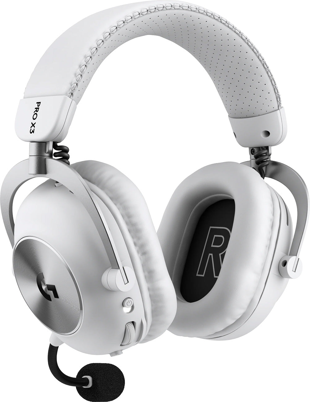 Logitech PRO X3 LIGHTSPEED Wireless Gaming Headset in White - 981-001746 - image 3