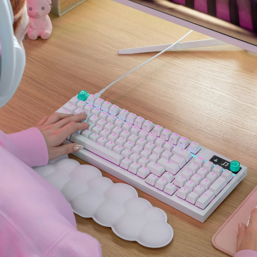Logitech G316 X 98% Wired Linear Gaming Keyboard in White - 920-014239 - image 5