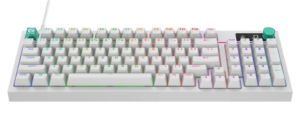Logitech G316 X 98% Wired Linear Gaming Keyboard in White - 920-014239 - image 3