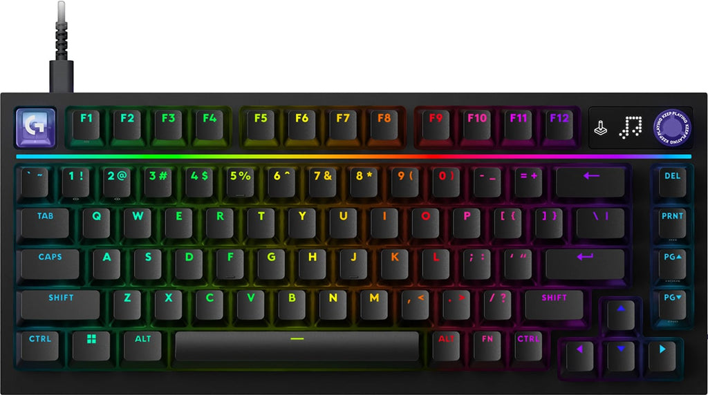 Logitech G316 X 75% Wired Tactile Gaming Keyboard in Black - 920-014182 - image 1