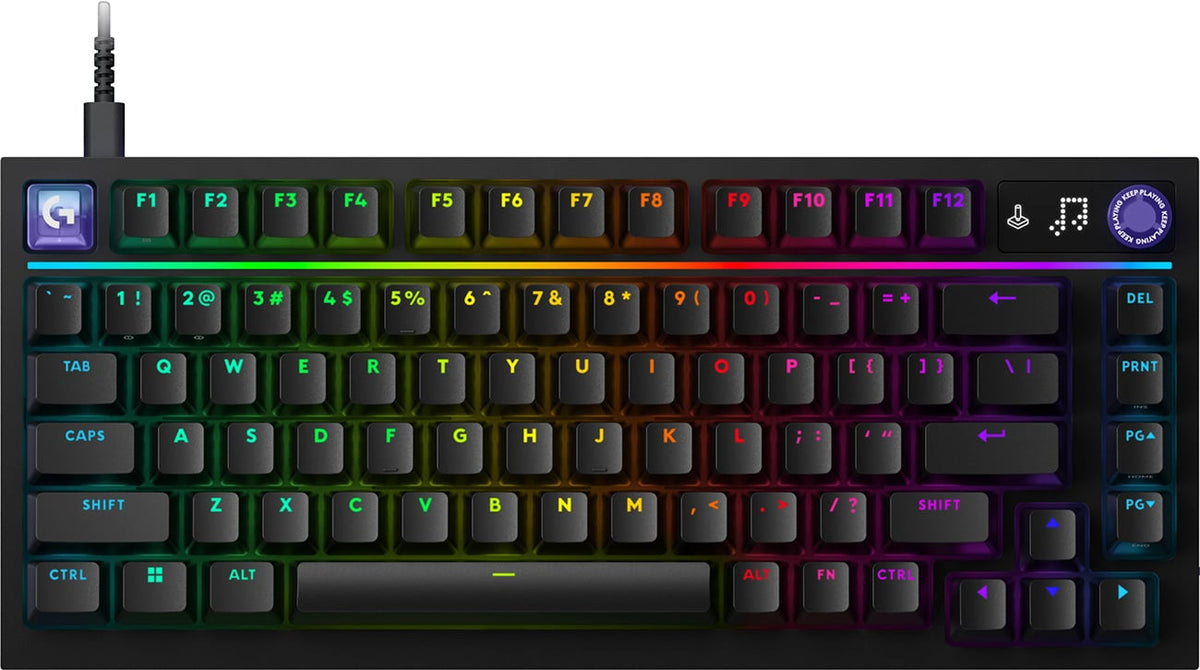 Logitech G316 X 75% Wired Linear Gaming Keyboard in Black - 920-014299 - image 1
