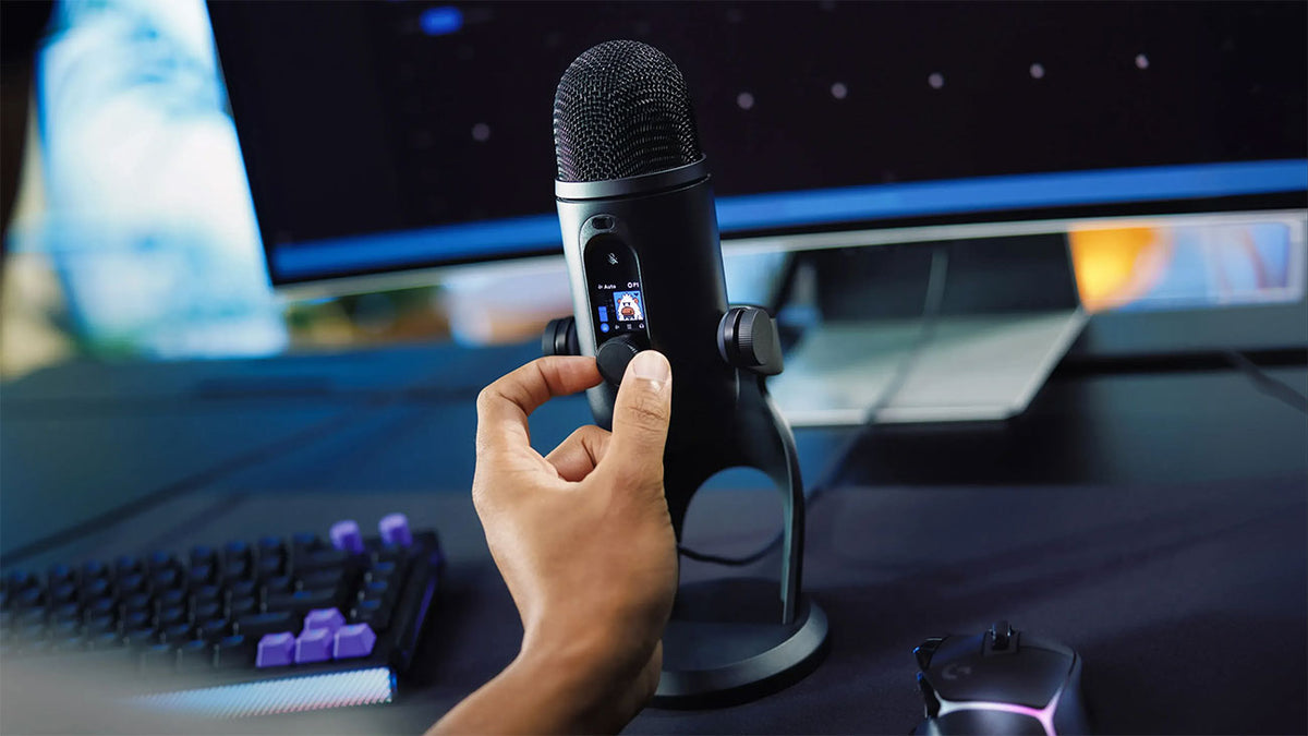 Logitech YETI 2 Multi-Pattern USB Microphone with Blue VO!CE in Black - 988-000587 - image 7