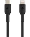 Belkin BOOST CHARGE Black 3.3 Foot USB-C To Lightning Cable - CAA003BT1MBK - image 1