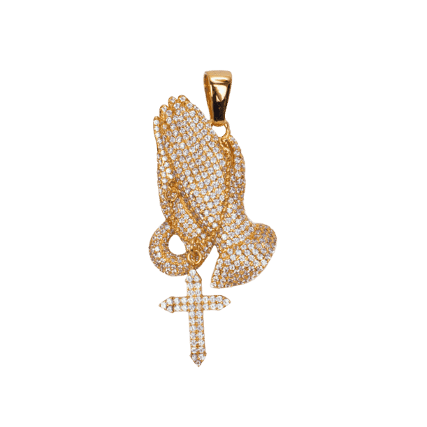 Womens MAS Iced Praying Hands