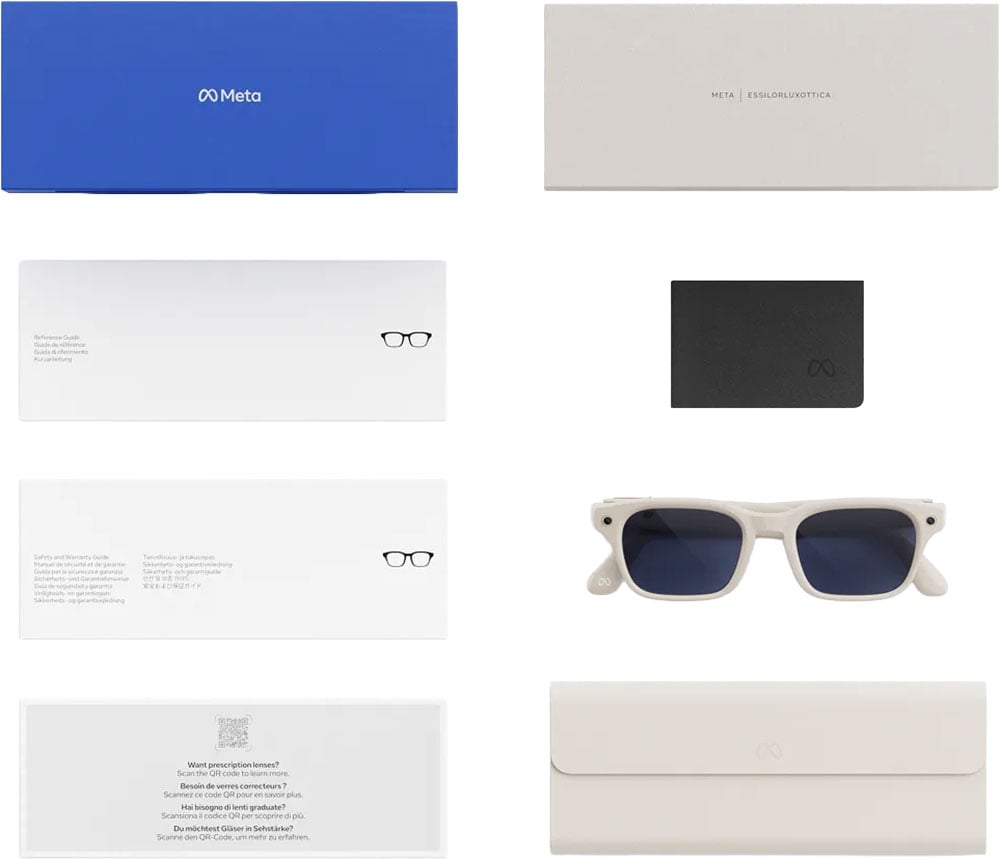 Meta Adventurer Sunglasses 52mm in Linen with Clear to Sapphire Transition Lenses - 0YM000004-3100B1-L - image 7