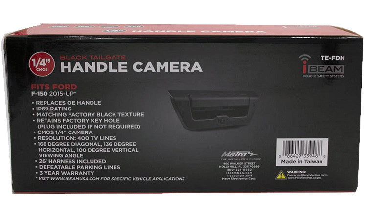 Metra Ford F-150 2015-2017 Factory Replacement Tailgate Handle Camera - TE-FDH - image 6