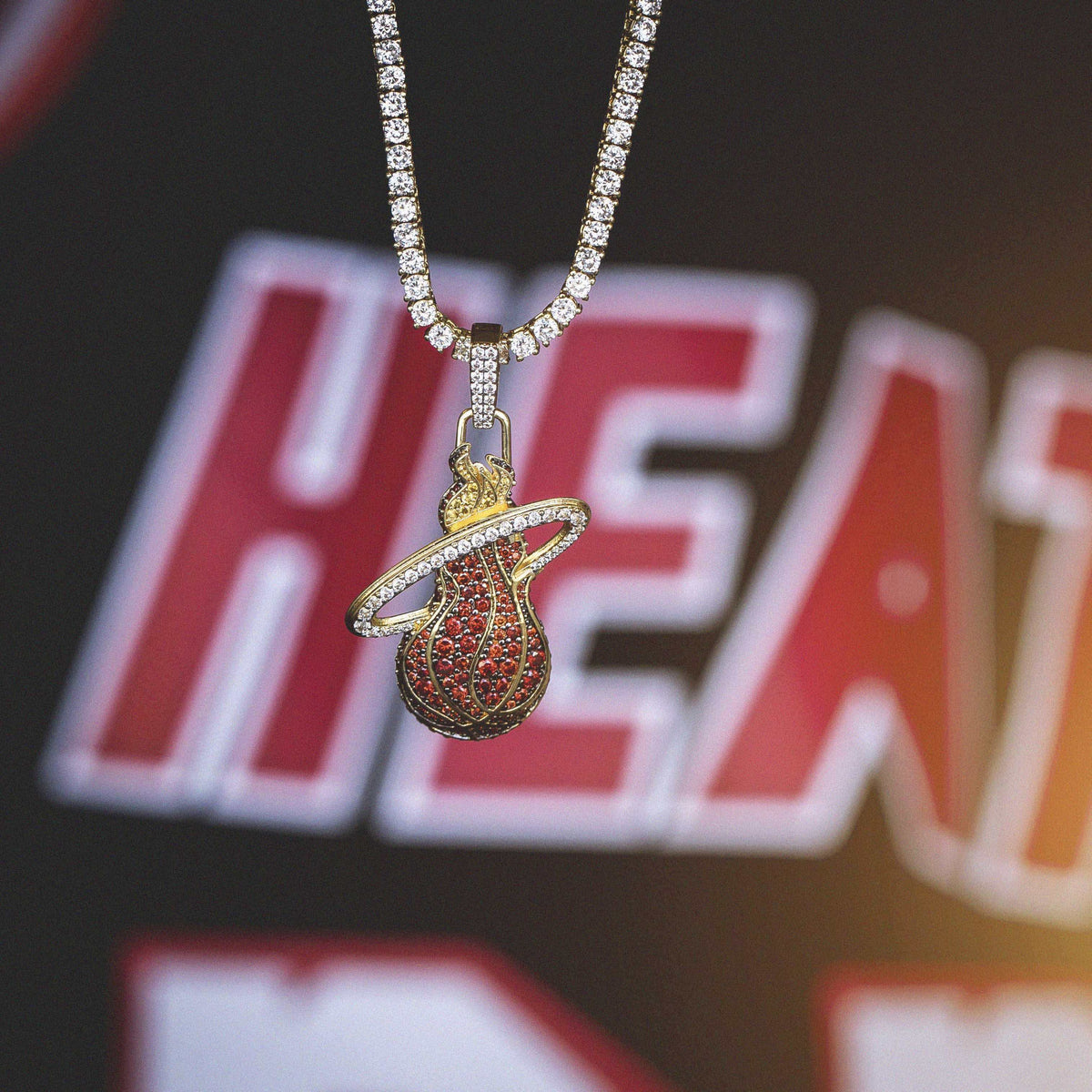 Miami Heat Pendant - The GLD Shop