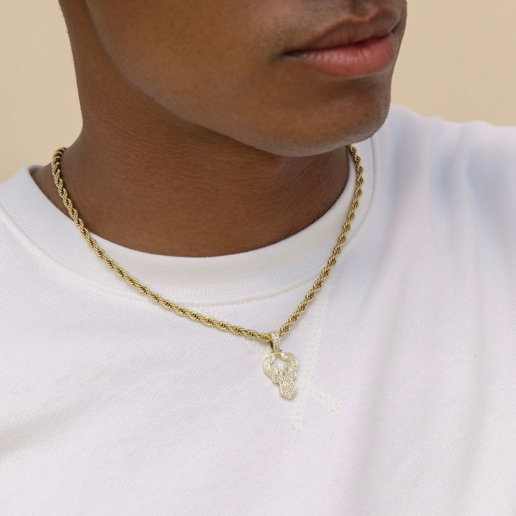 GLD PROMO 18k Vermeil Milwaukee Bucks Micro Pendant