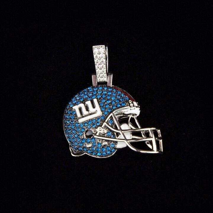 GLD PROMO New York Giants Official NFL Helmet Pendant
