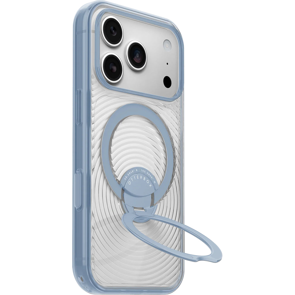 OtterBox Symmetry Series Stand MagSafe Case for iPhone 18 Pro and iPhone 17 Pro in Aether Blue - 77-00121 - image 2