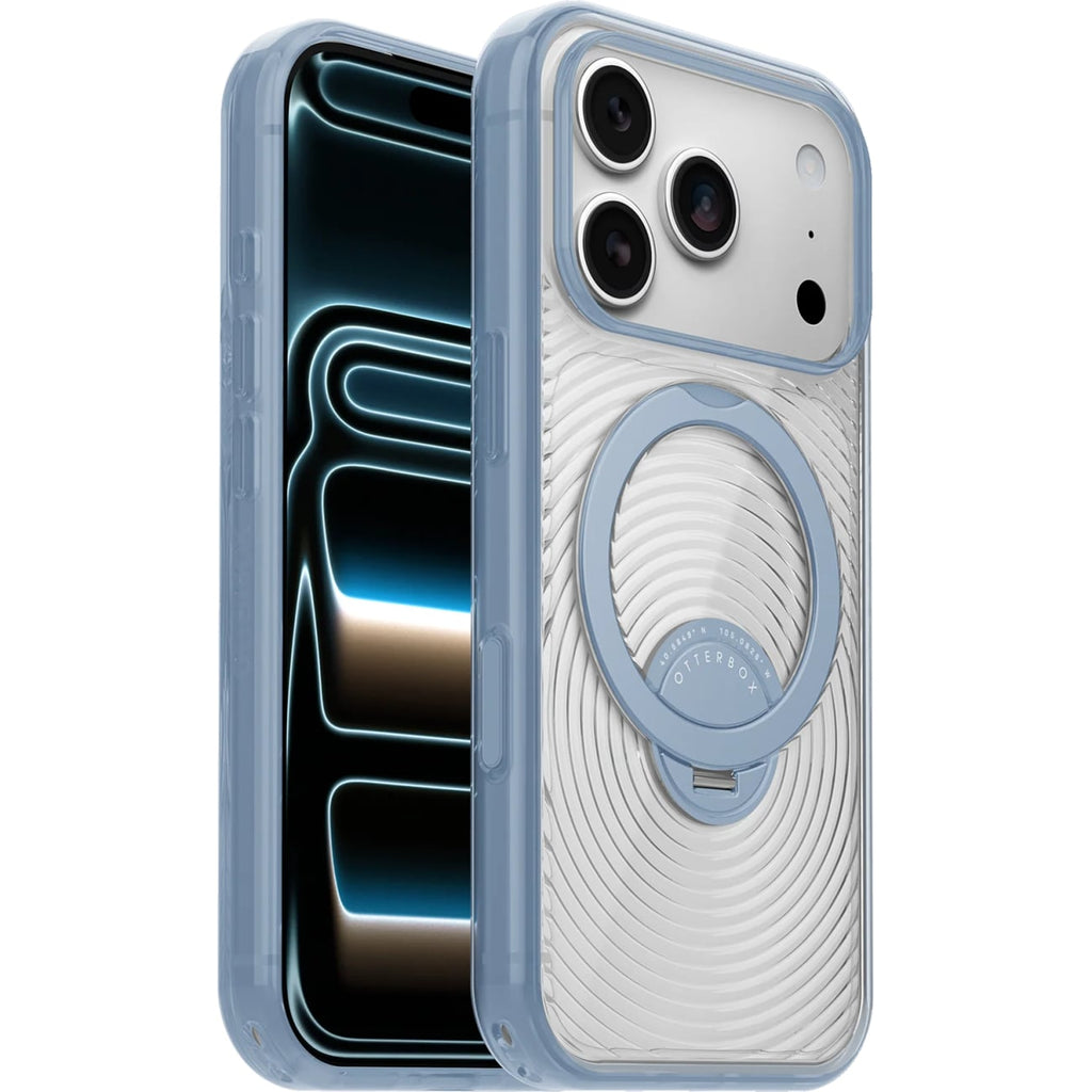 OtterBox Symmetry Series Stand MagSafe Case for iPhone 18 Pro and iPhone 17 Pro in Aether Blue - 77-00121 - image 1