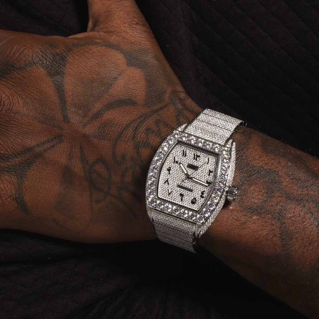 GLD Men 40MM Perennial Era® Watch Arabic- Fully Iced