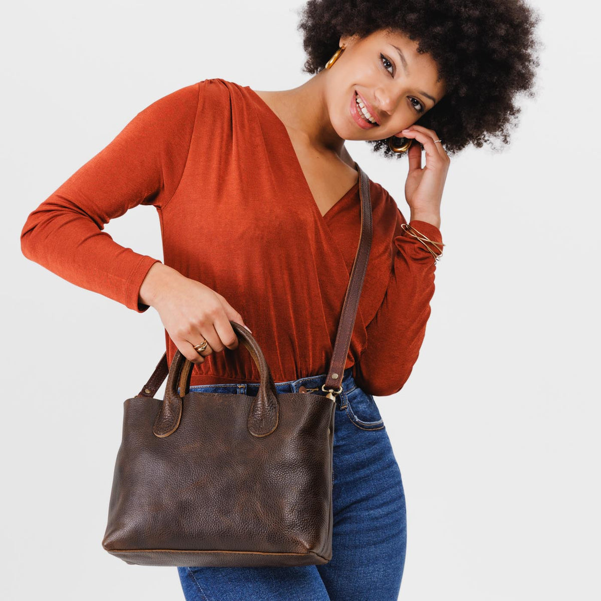 Almost Perfect' Raindrop Crossbody Bag
