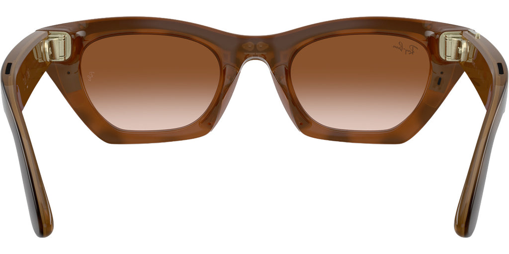 Ray-Ban Meta Zena Sunglasses (Gen 3) 49mm in Havana with Gradient Brown Lenses - 0RW4015-690513 - image 4