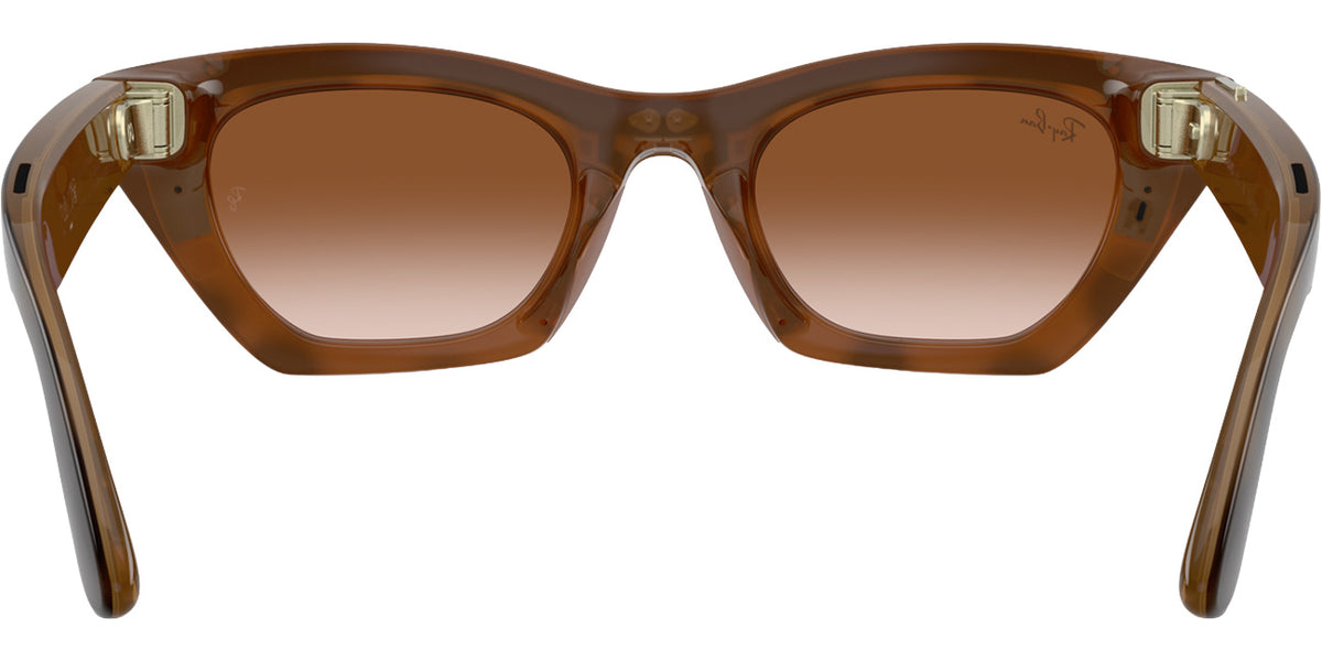 Ray-Ban Meta Zena Sunglasses (Gen 3) 49mm in Havana with Gradient Brown Lenses - 0RW4015-690513 - image 4