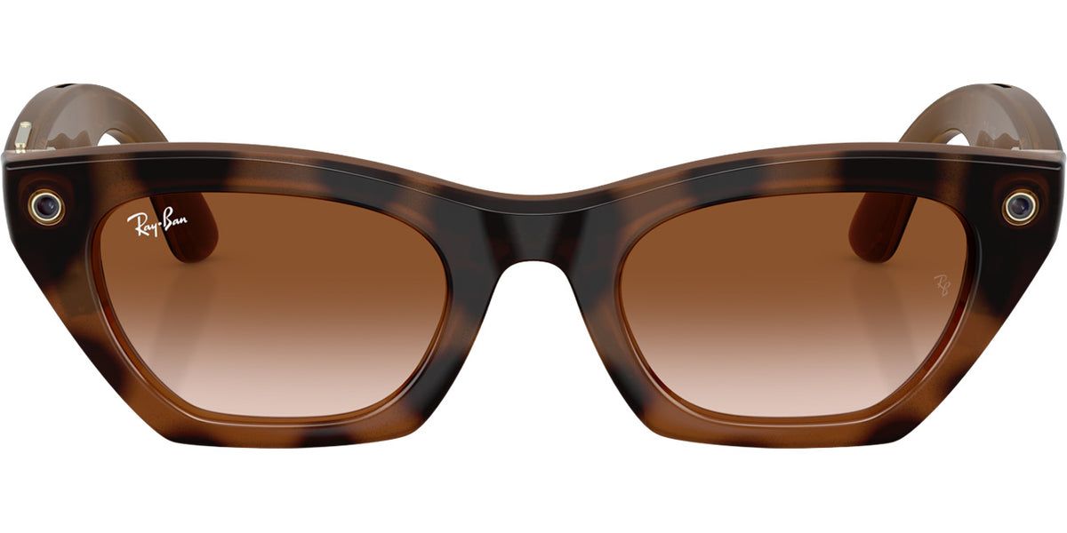 Ray-Ban Meta Zena Sunglasses (Gen 3) 49mm in Havana with Gradient Brown Lenses - 0RW4015-690513 - image 2