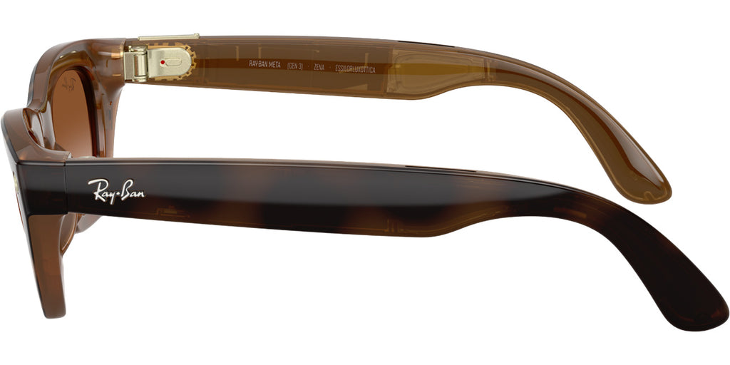 Ray-Ban Meta Zena Sunglasses (Gen 3) 49mm in Havana with Gradient Brown Lenses - 0RW4015-690513 - image 3