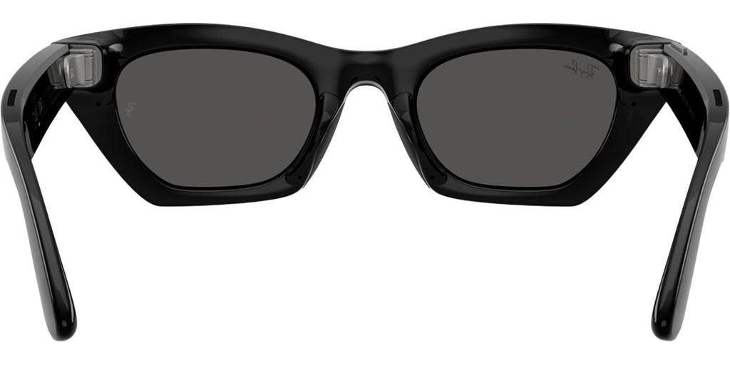Ray-Ban Meta Zena Sunglasses (Gen 3) 49mm in Shiny Black with Grey Lenses - 0RW4015-601/87 - image 4