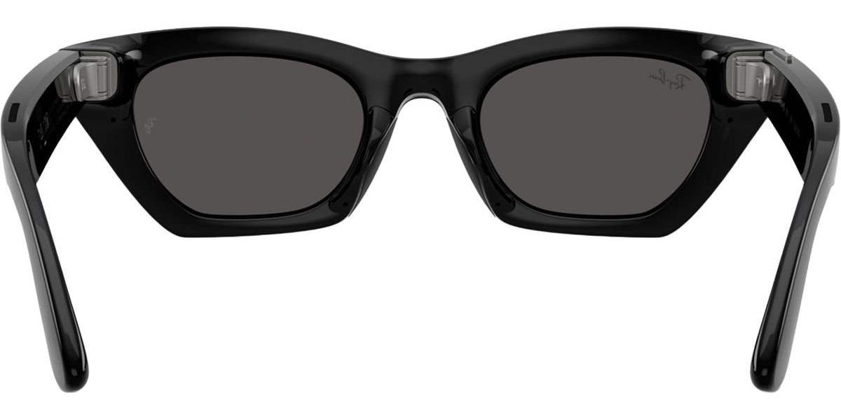 Ray-Ban Meta Zena Sunglasses (Gen 3) 49mm in Shiny Black with Grey Lenses - 0RW4015-601/87 - image 4