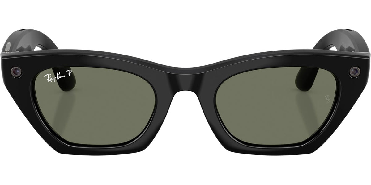 Ray-Ban Meta Zena Sunglasses (Gen 3) 49mm in Black with Green Polarized Lenses - 0RW4015-601/9A - image 2