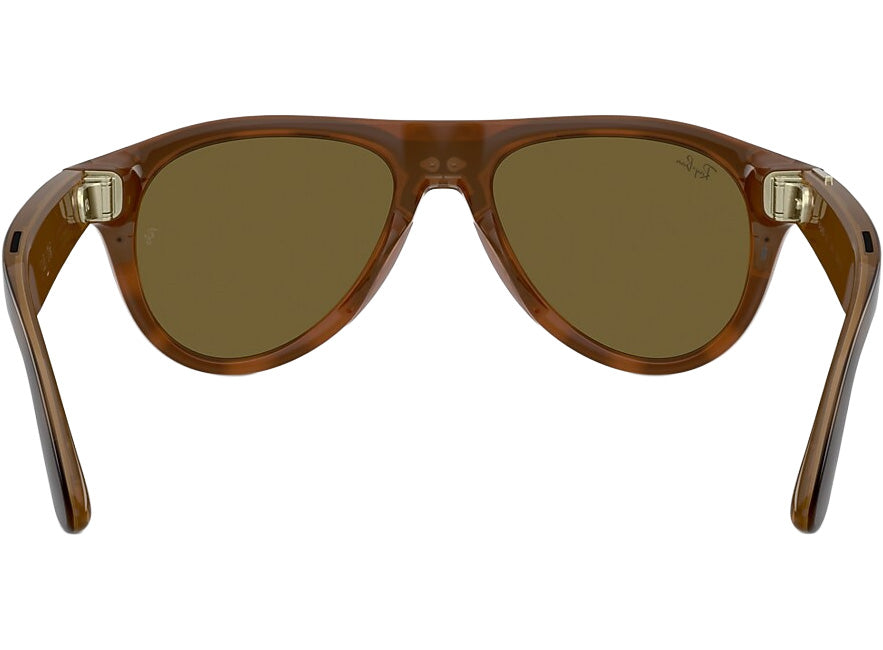 Ray-Ban Meta Aviator Sunglasses (Gen 3) 54mm in Havana with Dark Brown Lenses - 0RW4016-690573 - image 5