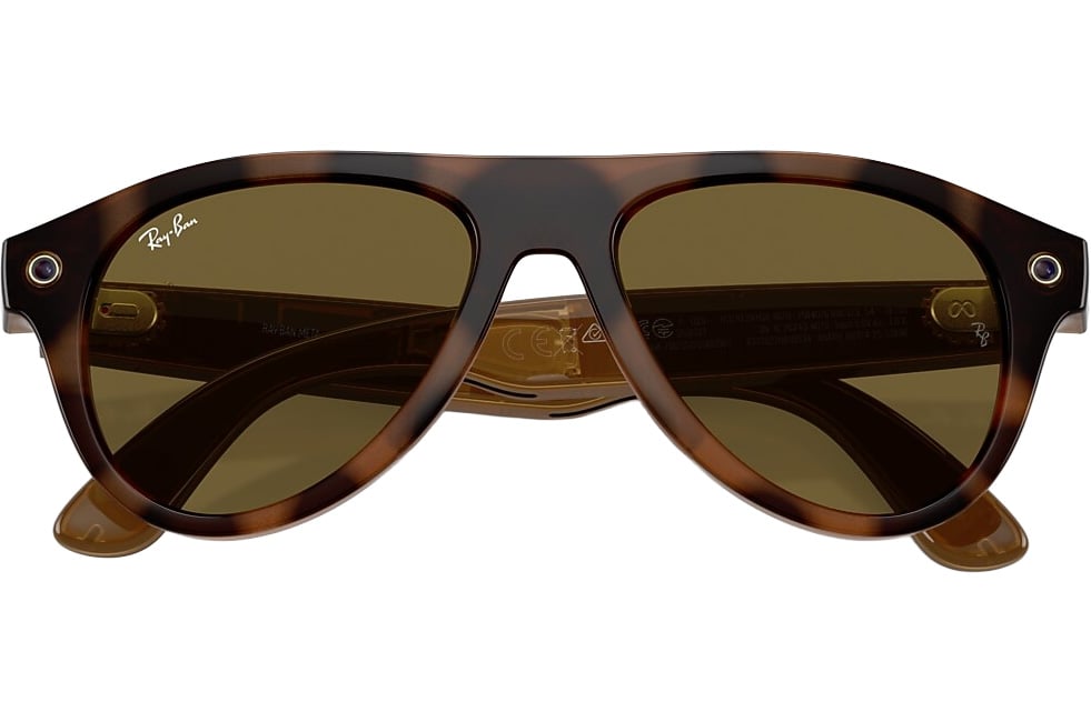 Ray-Ban Meta Aviator Sunglasses (Gen 3) 54mm in Havana with Dark Brown Lenses - 0RW4016-690573 - image 6