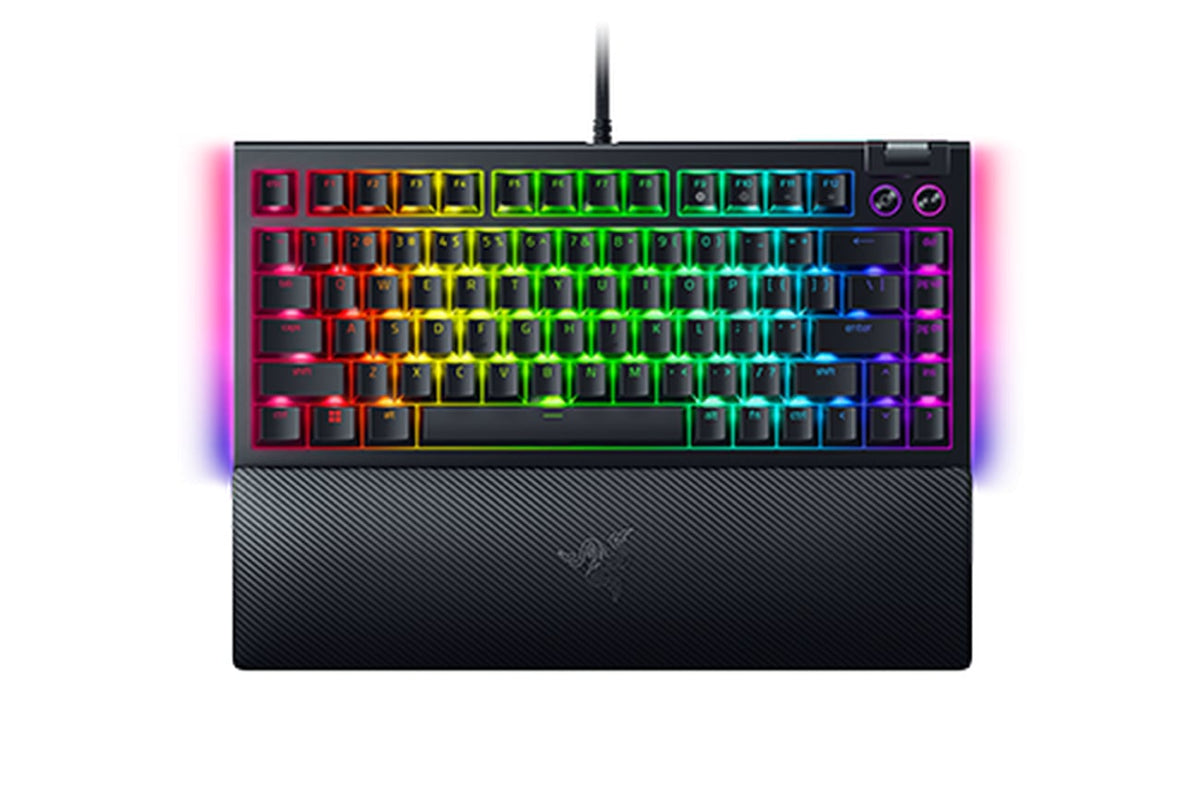 Razer BlackWidow V4 75% Wired Hot-Swappable Mechanical Gaming Keyboard in Black - RZ03-05000200-R3U1 - image 1