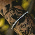GLD Men Diamond Tennis Bracelet in White Gold - 3mm