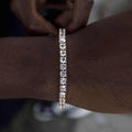 GLD Men Diamond Tennis Bracelet in Yellow Gold- 5mm