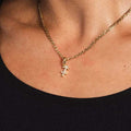 GLD PROMO - WOMEN Sagittarius Pave Pendant