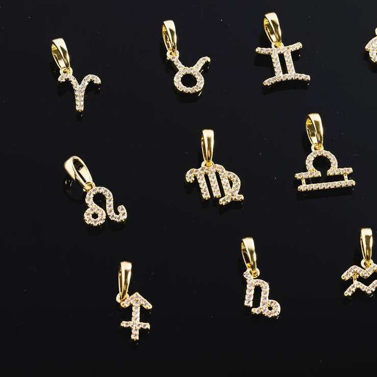 GLD PROMO - WOMEN Sagittarius Pave Pendant