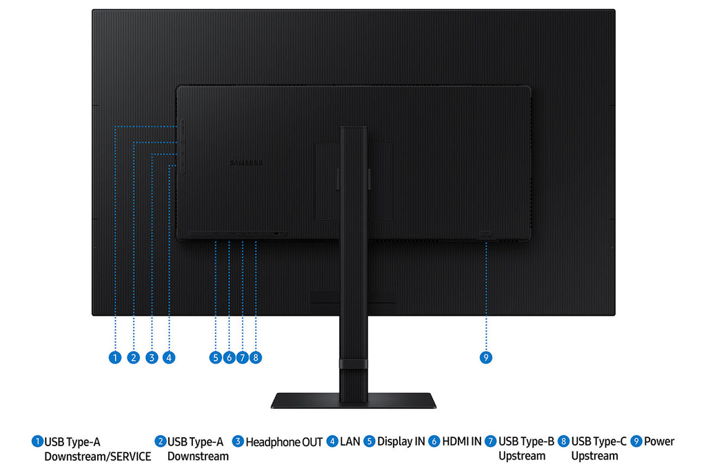 Samsung ViewFinity S8 (S80UD) 37-Inch 4K UHD HDR10 Monitor with USB-C - LS37D800UANXZA - image 5