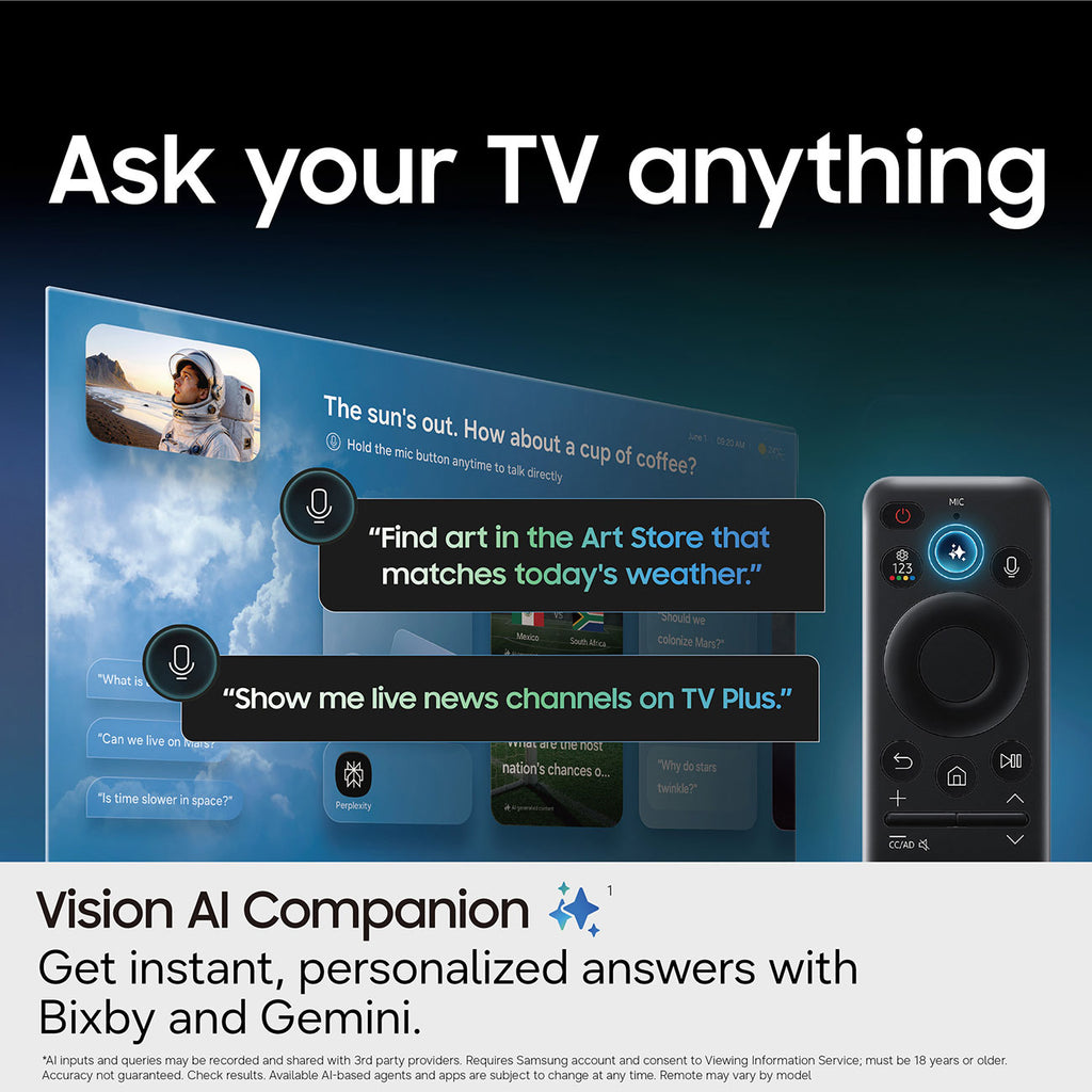 Samsung Micro RGB R85H 100-Inch 4K Vision AI Smart TV in Titan Black - MRN100R85HFXZA - image 8