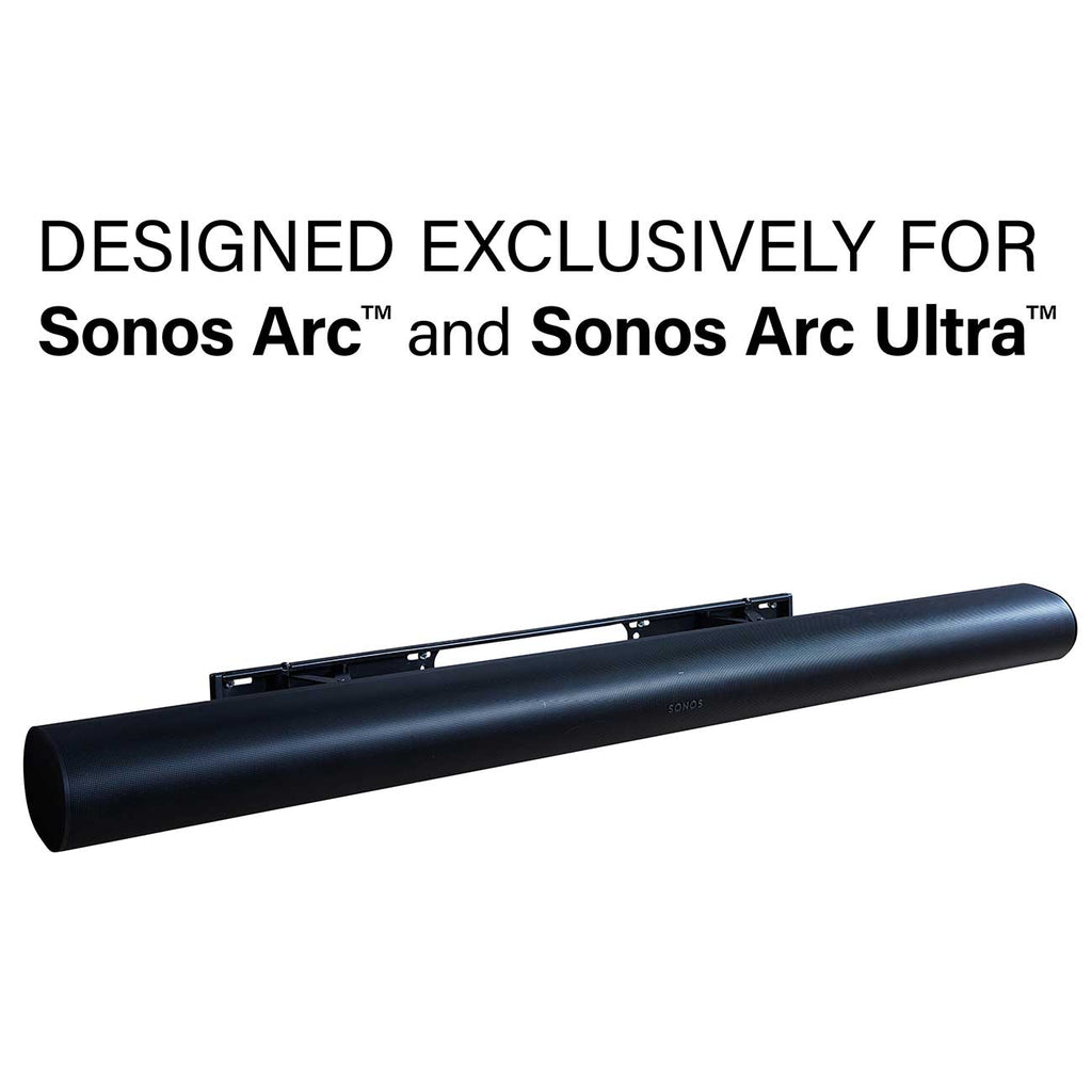 Sanus Black Extendable Soundbar Wall Mount For Sonos Arc Sound Bar - WSSAWM1-B2 - image 2