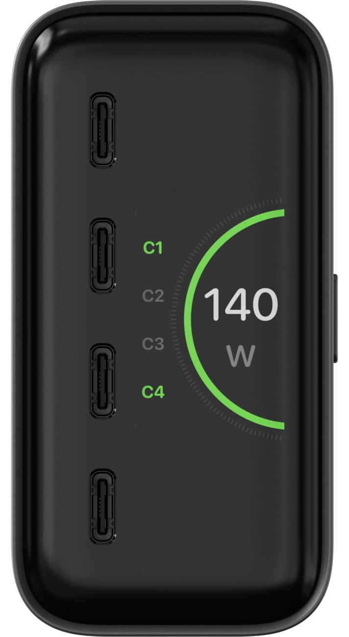 Satechi ChargeView 240W Desktop Charger in Black - ST-C6CV240C-US - image 4