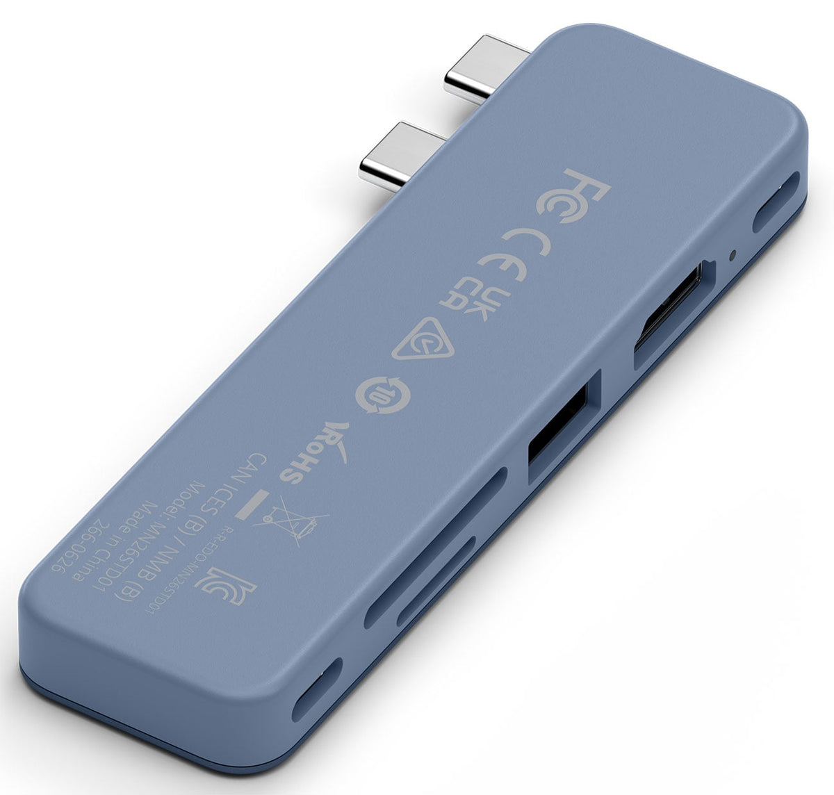 Satechi 6-in-1 USB-C Snap Hub in Indigo - ST-HUSNB - image 4