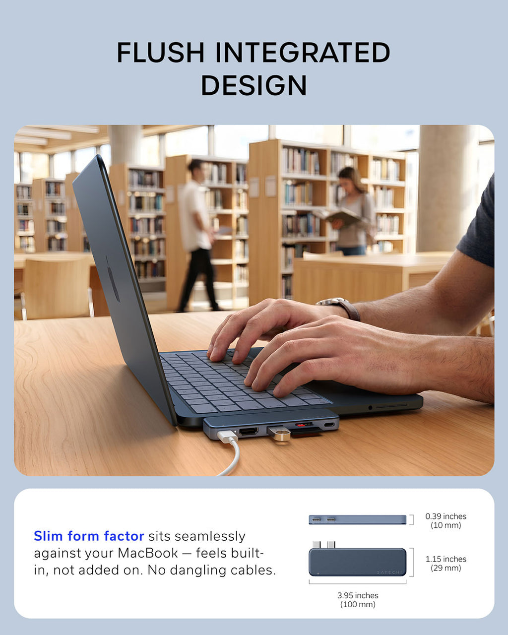 Satechi 6-in-1 USB-C Snap Hub in Indigo - ST-HUSNB - image 9