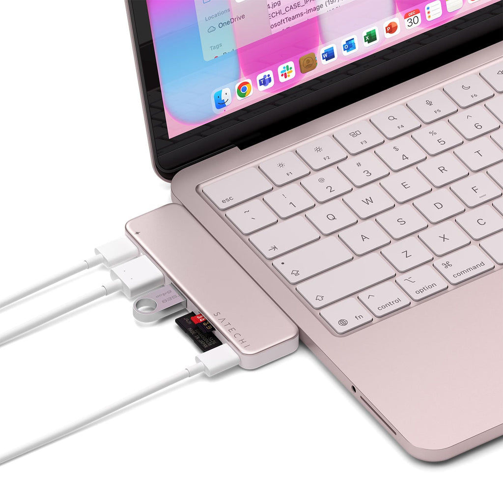 Satechi 6-in-1 USB-C Snap Hub in Blush - ST-HUSNP - image 5